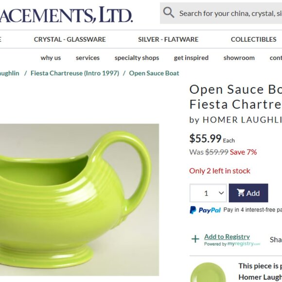 Fiesta gravy boat - Picture 6 of 6